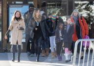 EXKLUSIV - Heidi Klum und die Kinder in Aspen unterwegs