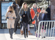 EXKLUSIV - Heidi Klum und die Kinder in Aspen unterwegs