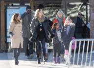 EXKLUSIV - Heidi Klum und die Kinder in Aspen unterwegs