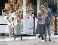 EXKLUSIV - Drew Barrymore mit ihren Kindern auf Shoppingtour