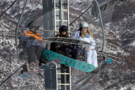 EXKLUSIV - Heidi Klum und Seal verbringen die Feiertage mit den Kids in Aspen
