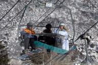 EXKLUSIV - Heidi Klum und Seal verbringen die Feiertage mit den Kids in Aspen