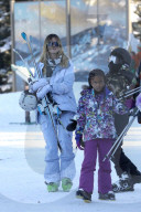 EXKLUSIV - Heidi Klum und Seal verbringen die Feiertage mit den Kids in Aspen