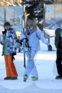 EXKLUSIV - Heidi Klum und Seal verbringen die Feiertage mit den Kids in Aspen