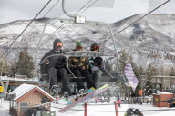 EXKLUSIV - Heidi Klum und Seal verbringen die Feiertage mit den Kids in Aspen