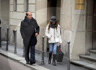 PEOPLE - Paolo Berlusconi bummelt mit Tochter Rebecca durch Mailand
