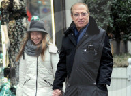 PEOPLE - Paolo Berlusconi bummelt mit Tochter Rebecca durch Mailand