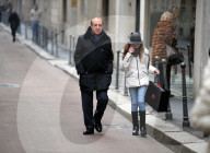 PEOPLE - Paolo Berlusconi bummelt mit Tochter Rebecca durch Mailand