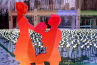 FEATURE - China: 9999 leuchtende weisse Rosen in Shenyang