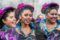 FEATURE - Tänzer üben schon mal die Neujahrs-Parade in London
