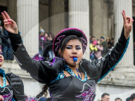 FEATURE - Tänzer üben schon mal die Neujahrs-Parade in London