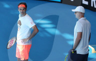 PEOPLE - Roger Federer beim Training in Perth