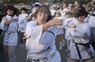 PEOPLE - Fans gedenken Carrie Fisher mit einer Leia-Parade