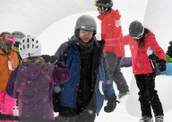 EXKLUSIV - Maddox Jolie-Pitt nimmt Snowboard-Unterricht in Colorado