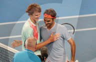 PEOPLE - Hopman Cup in Perth: Federer verliert gegen Zverev - Mirka mit ihren Mädchen im Publikum 