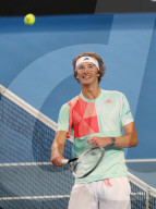 PEOPLE - Hopman Cup in Perth: Federer verliert gegen Zverev - Mirka mit ihren Mädchen im Publikum 
