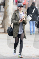 PEOPLE - Lily Collins verlässt das Gym in Los Angeles
