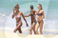 PEOPLE -  Gute Badestimmung: Lais Ribeiro und Romee Strijd amüsieren sich in Rio