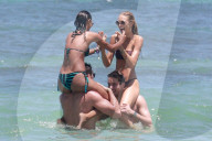 PEOPLE -  Gute Badestimmung: Lais Ribeiro und Romee Strijd amüsieren sich in Rio