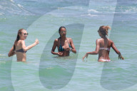 PEOPLE -  Gute Badestimmung: Lais Ribeiro und Romee Strijd amüsieren sich in Rio