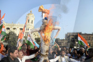 NEWS - Kolkata: Protest gegen Verhaftung von Sudip Bandyopadhyay