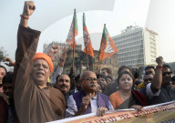 NEWS - Kolkata: Protest gegen Verhaftung von Sudip Bandyopadhyay