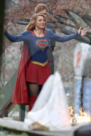 PEOPLE - Supergirl: Melissa Benoist steht in Vancouver vor der Linse