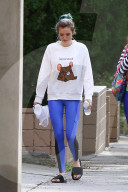 PEOPLE - Bella und Dani Thorne verlassen das Gym in Hollywood