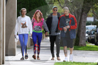 PEOPLE - Bella und Dani Thorne verlassen das Gym in Hollywood