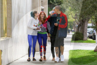 PEOPLE - Bella und Dani Thorne verlassen das Gym in Hollywood