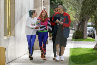 PEOPLE - Bella und Dani Thorne verlassen das Gym in Hollywood