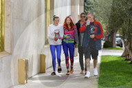 PEOPLE - Bella und Dani Thorne verlassen das Gym in Hollywood