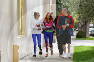 PEOPLE - Bella und Dani Thorne verlassen das Gym in Hollywood