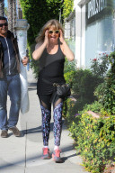 PEOPLE - Goldie Hawn in Brentwood unterwegs