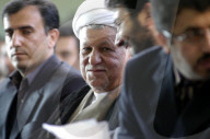 Iranian presidential candidate Akbar Hashemi Rafsanjani