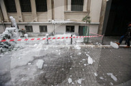 NEWS - Eiskälte in Griechenland: Thessaloniki ist vereist