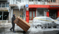 NEWS - Eiskälte in Griechenland: Thessaloniki ist vereist