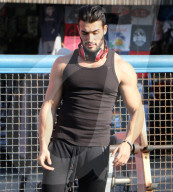 PEOPLE - Britney Spears Freund Sam trainiert in Venice Beach