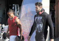 PEOPLE - Britney Spears Freund Sam trainiert in Venice Beach