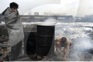 NEWS - Serbien: Flüchtlinge im winterlichen Belgrad