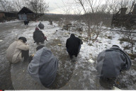 NEWS - Serbien: Flüchtlinge im winterlichen Belgrad