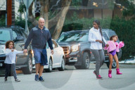 EXKLUSIV - Ganz die Mutter: Klein Monroe und Moroccan Carey mit der Nanny in Agoura Hills unterwegs