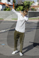 PEOPLE - Justin Bieber auf dem Weg zum Golfplatz