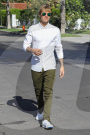 PEOPLE - Justin Bieber auf dem Weg zum Golfplatz
