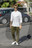 PEOPLE - Justin Bieber auf dem Weg zum Golfplatz