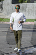 PEOPLE - Justin Bieber auf dem Weg zum Golfplatz