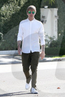 PEOPLE - Justin Bieber auf dem Weg zum Golfplatz
