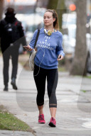PEOPLE - Olivia Wilde auf dem Weg ins Gym