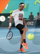 PEOPLE - Familie Federer schaut Roger beim Spiel am Kids Day des Australian Open zu