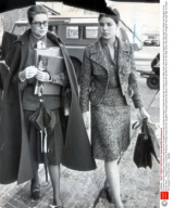 Princess Caroline Of Monaco Princess Grace And Her Daughter Princess Caroline Are About To Board An Aircraft For Nice On Her Way Home. She Arrived In England Two Days Ago To Collect Her Daughter From School Here .... Royalty